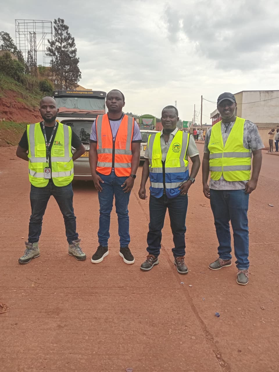 Traffic Lens Africa team conducting trade assessment at Kobero border, Burundi